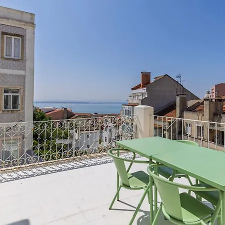 Lägenhet Hidden Graca Garden By Lovelystay Lisboa