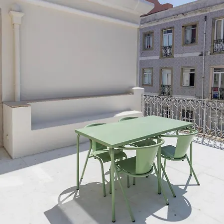 Lägenhet Hidden Graca Garden By Lovelystay Lisboa